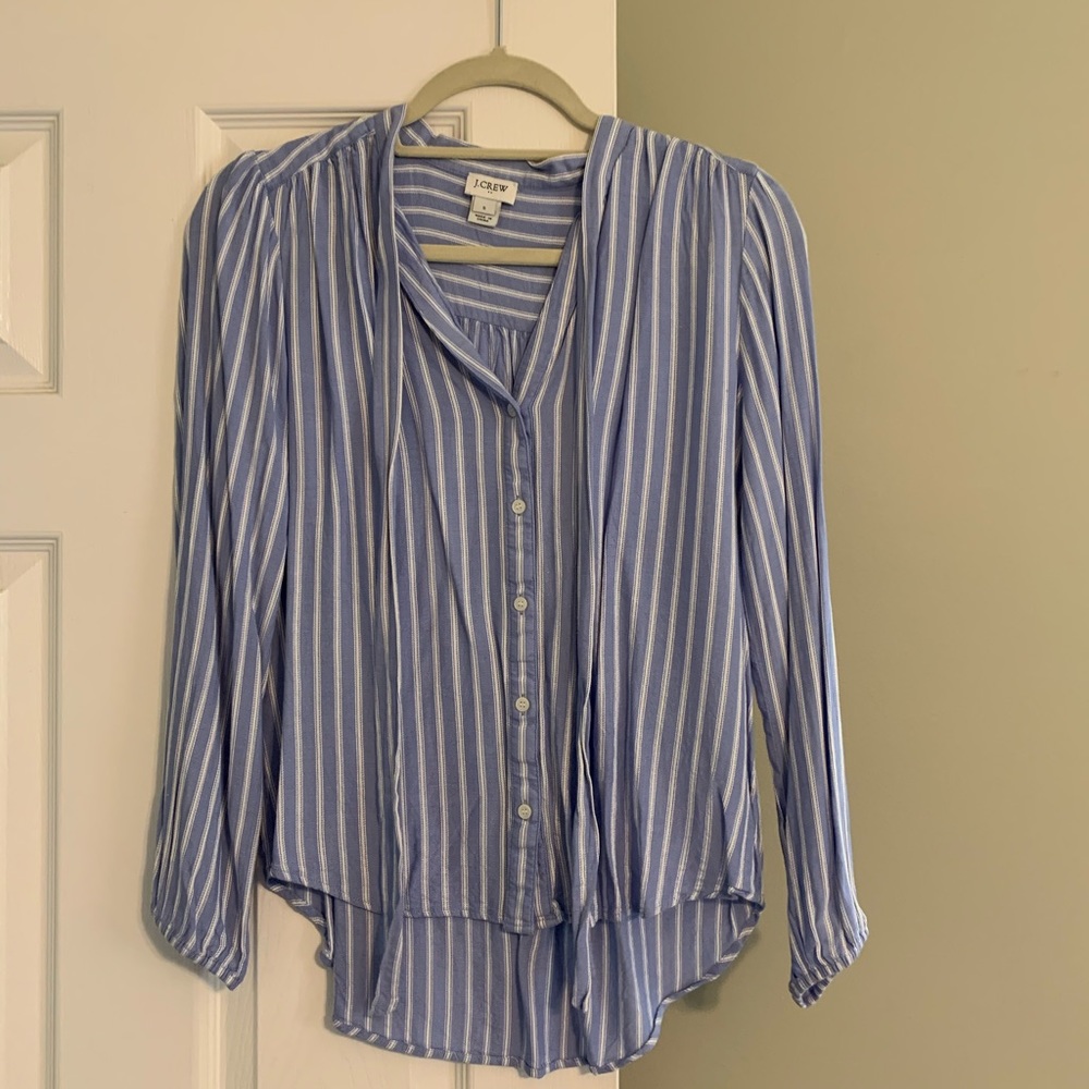 JCrew button up with ties